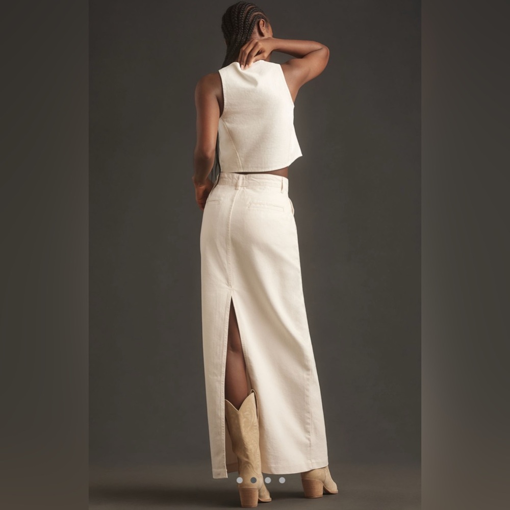 Reformation Myles Maxi Skirt | Size 29 / US 8 | Cream | SOLD OUT ONLINE